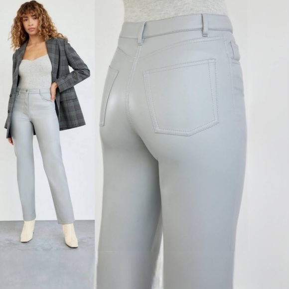 Wilfred Pants - Wilfred Faux Leather Gray Pants Womens Size 2